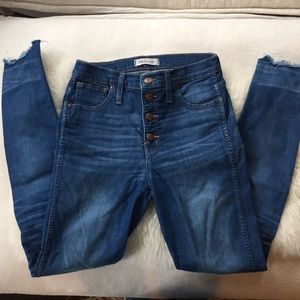 Madewell high rise skinny jean